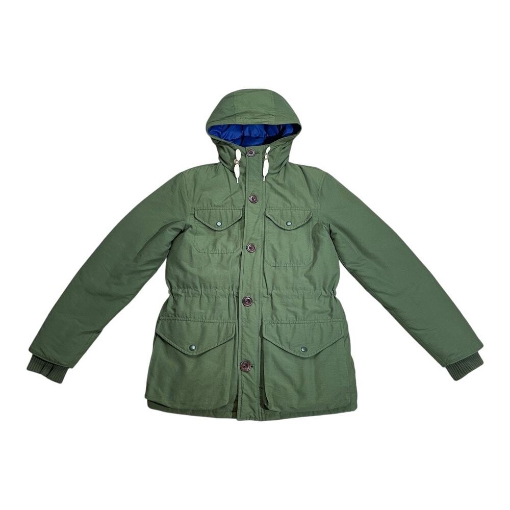 Jack Spade Army Green Anorak Hooded Parka Size Xs